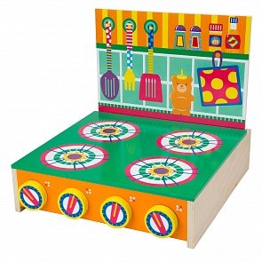 Кухонная плита деревянная, от 3 лет (Alex, 704)